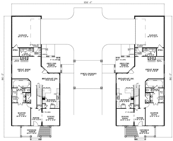 main floor house blueprint