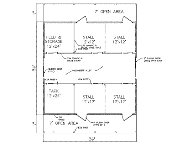 main floor house blueprint