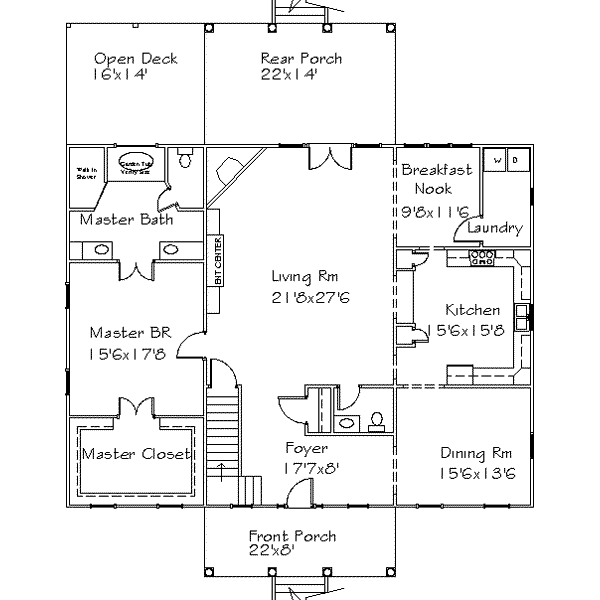 main floor house blueprint