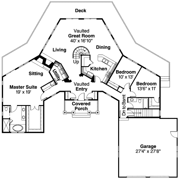 main floor house blueprint
