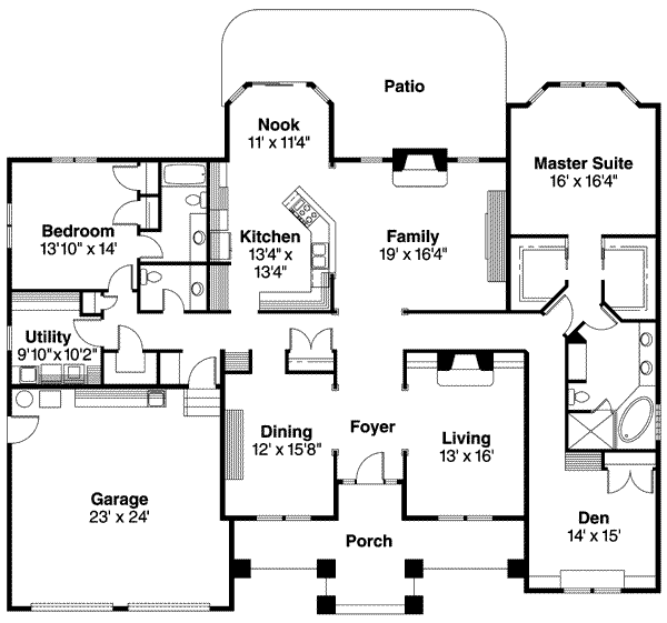 main floor house blueprint