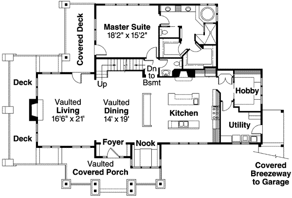 main floor house blueprint