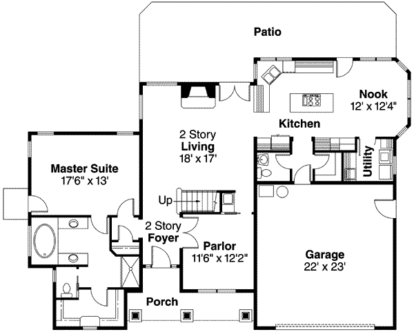 main floor house blueprint