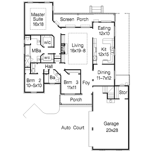main floor house blueprint