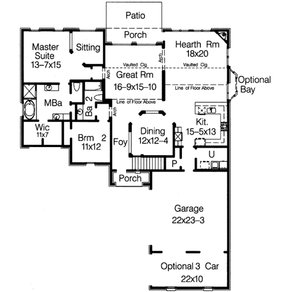 main floor house blueprint