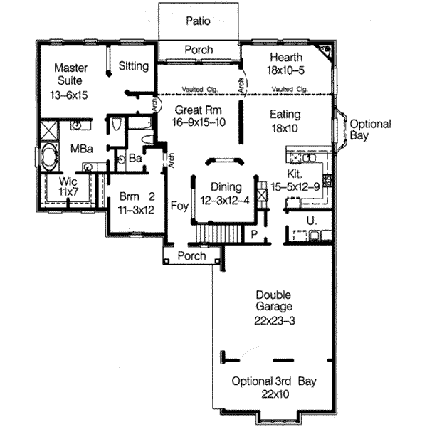 main floor house blueprint