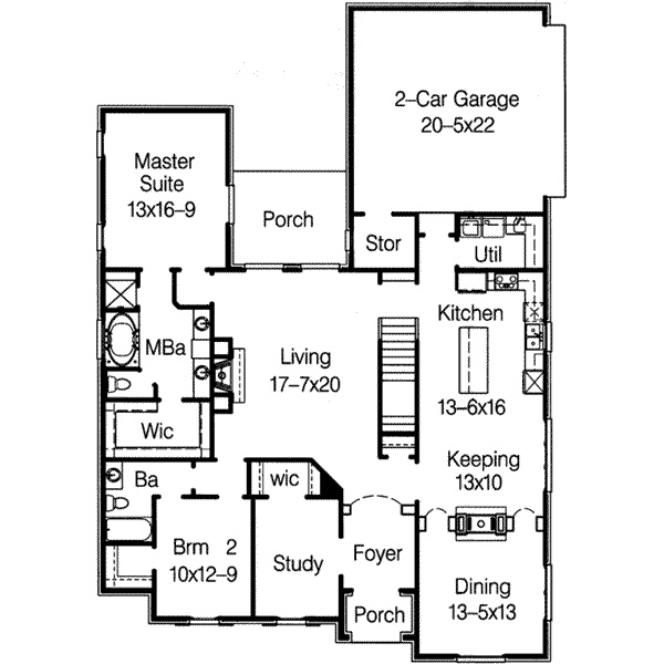 main floor house blueprint