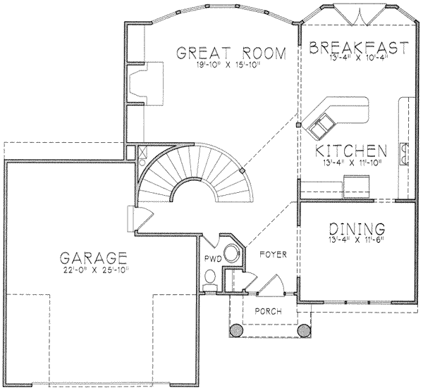 main floor house blueprint