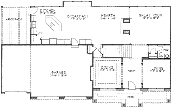 main floor house blueprint