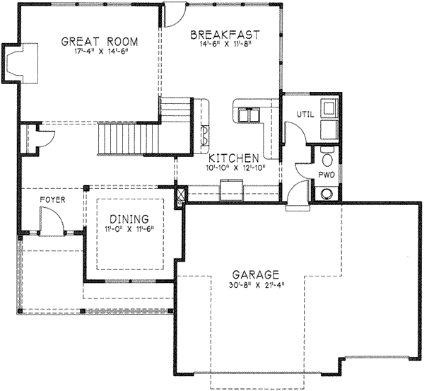 main floor house blueprint