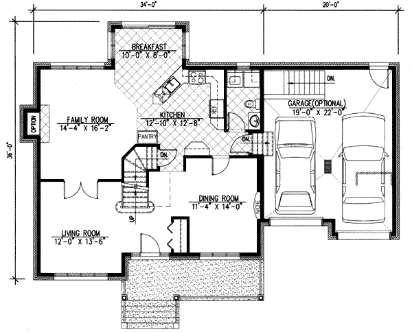 main floor house blueprint