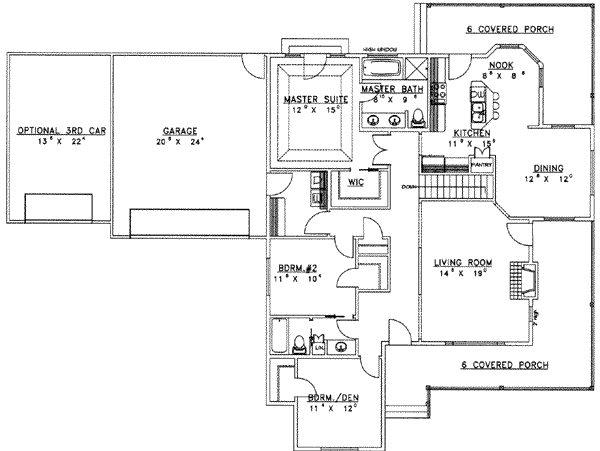 main floor house blueprint