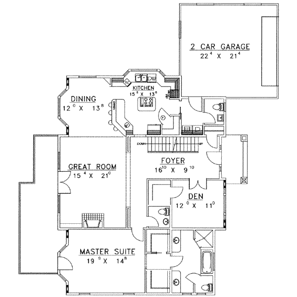 main floor house blueprint