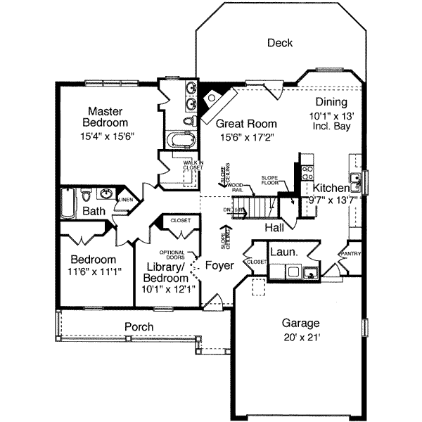 main floor house blueprint