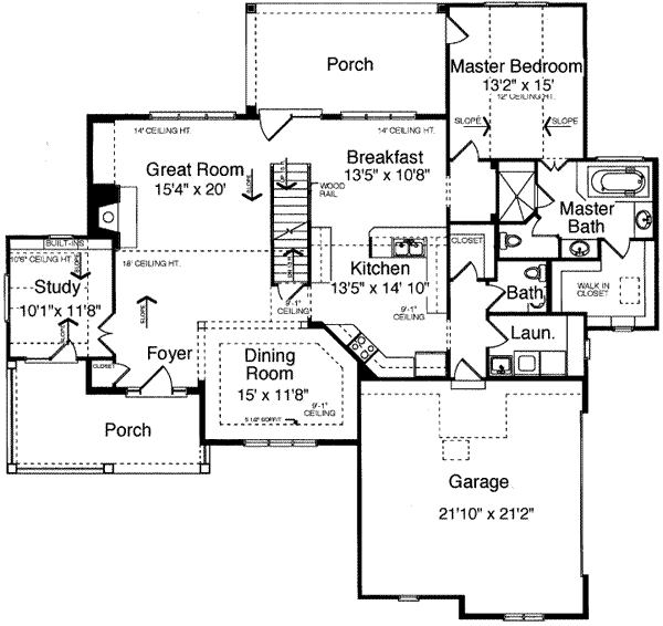 main floor house blueprint