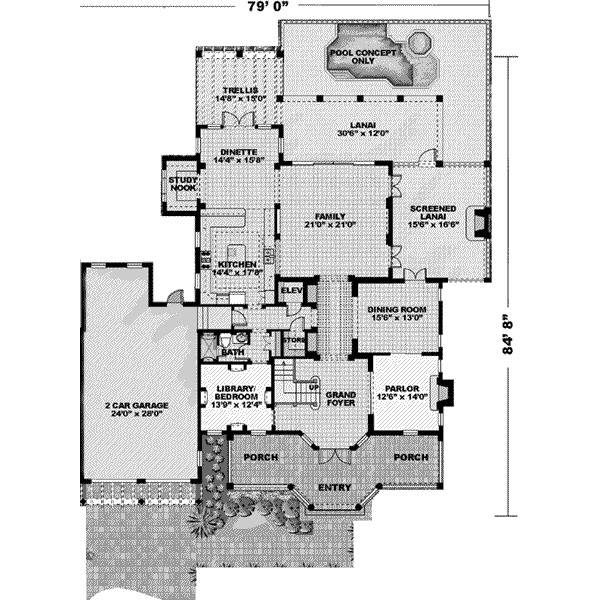 main floor house blueprint