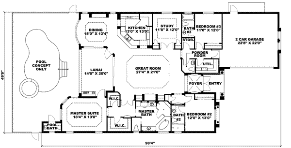 main floor house blueprint