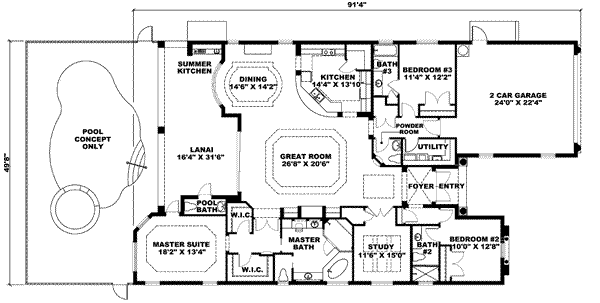 main floor house blueprint