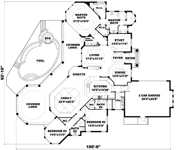 main floor house blueprint