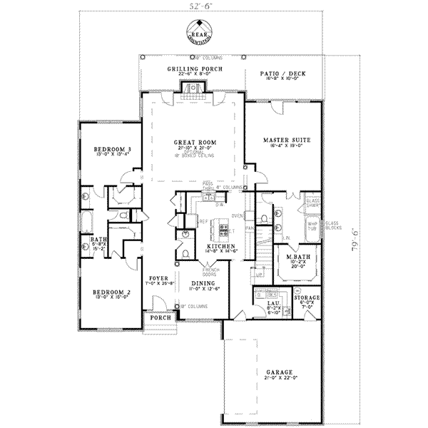 main floor house blueprint
