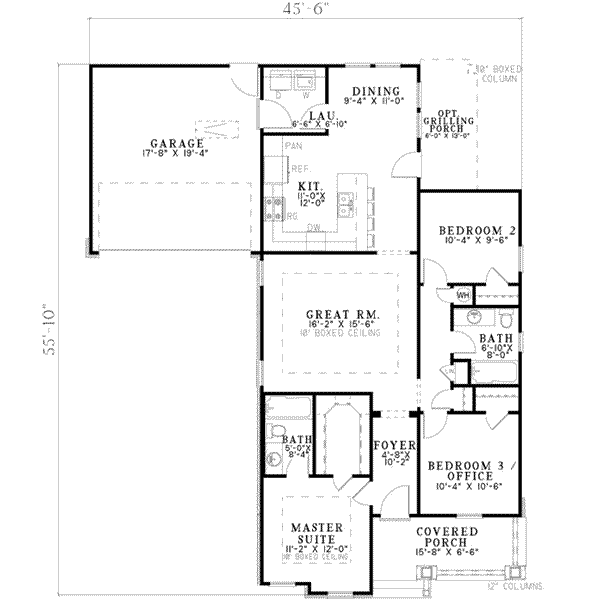 main floor house blueprint