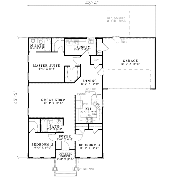 main floor house blueprint