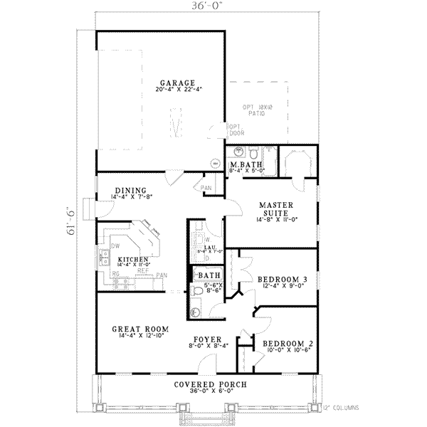 main floor house blueprint