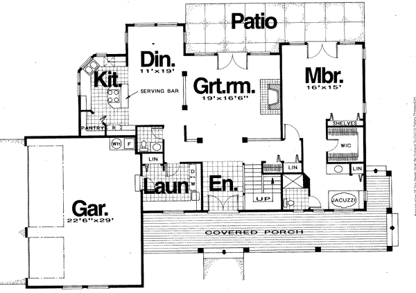 main floor house blueprint