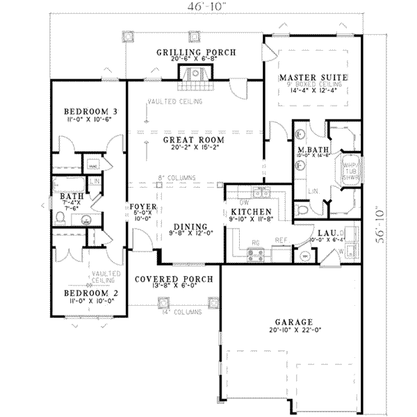 main floor house blueprint