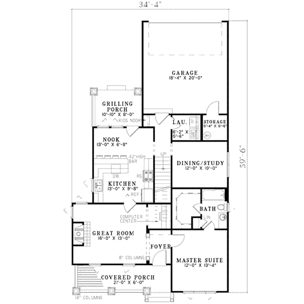 main floor house blueprint
