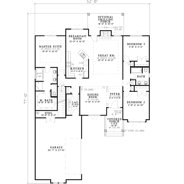 main floor house blueprint