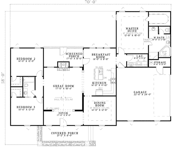 main floor house blueprint