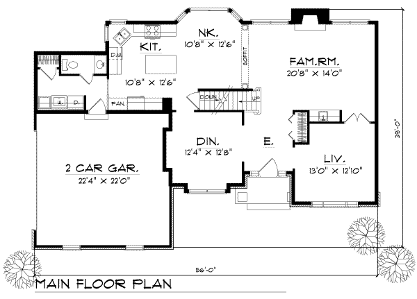 main floor house blueprint