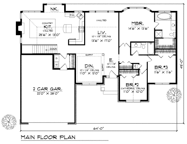 main floor house blueprint
