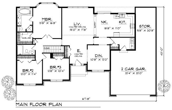 main floor house blueprint