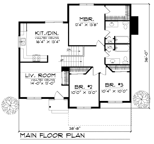 main floor house blueprint