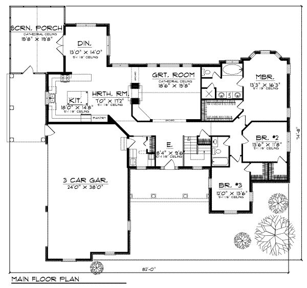 main floor house blueprint