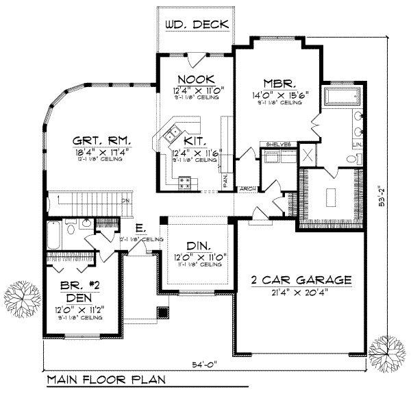 main floor house blueprint