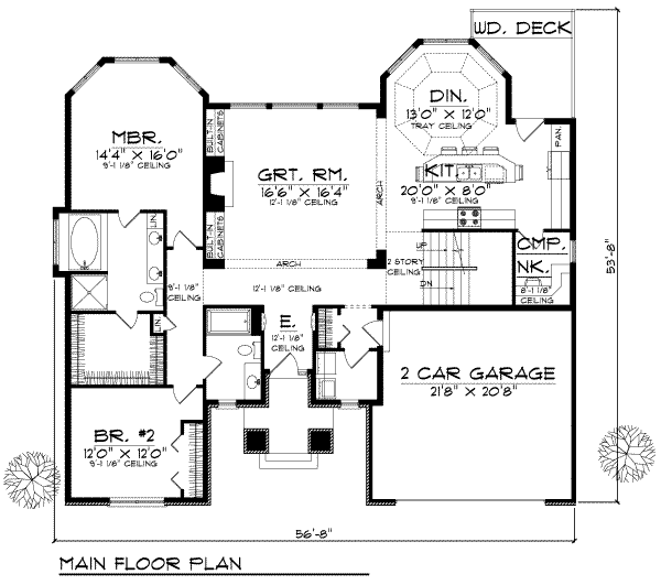 main floor house blueprint