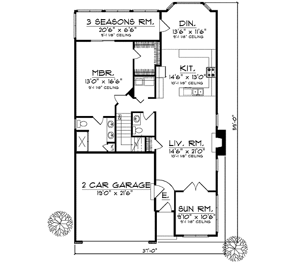 main floor house blueprint