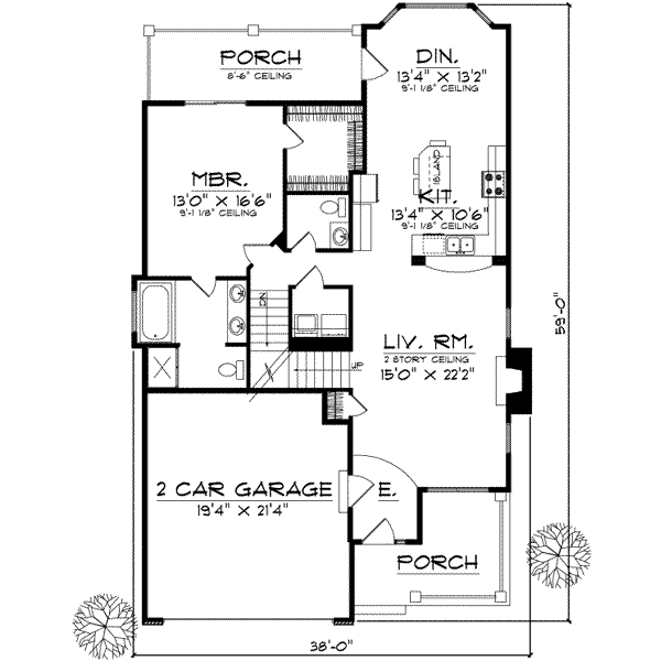 main floor house blueprint