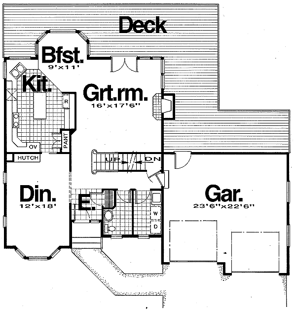 main floor house blueprint