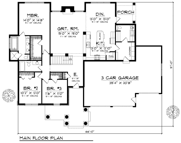 main floor house blueprint