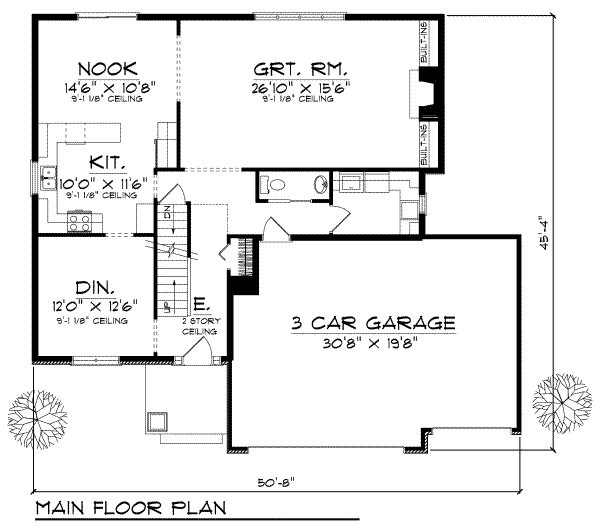 main floor house blueprint