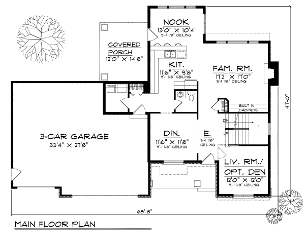 main floor house blueprint