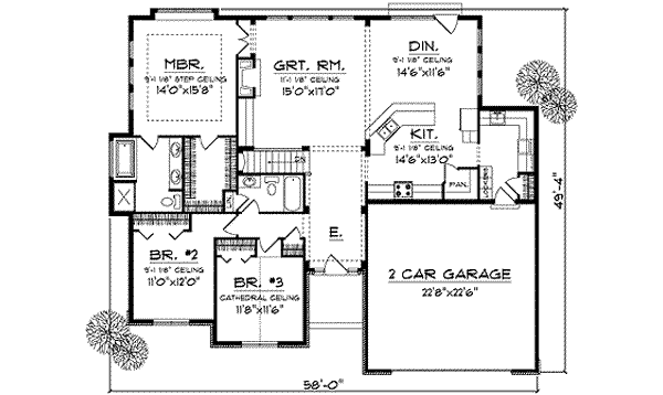 main floor house blueprint