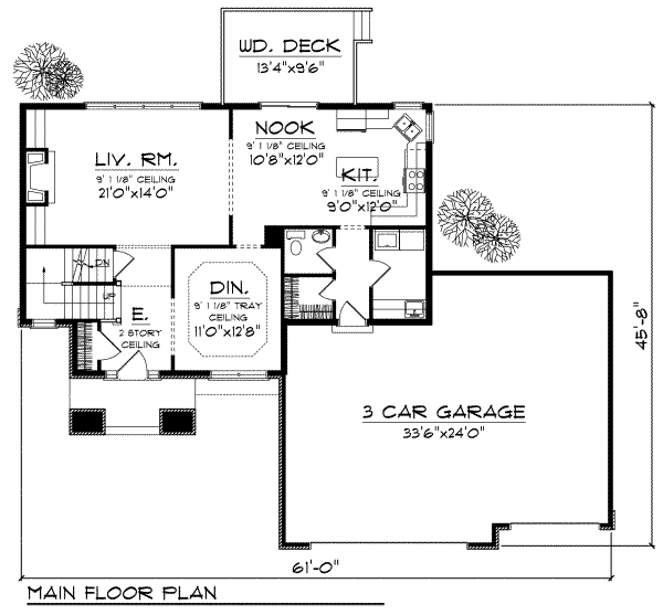 main floor house blueprint