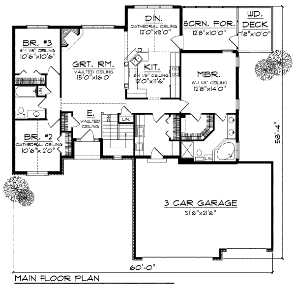 main floor house blueprint