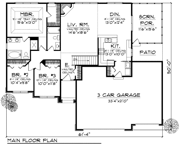 main floor house blueprint