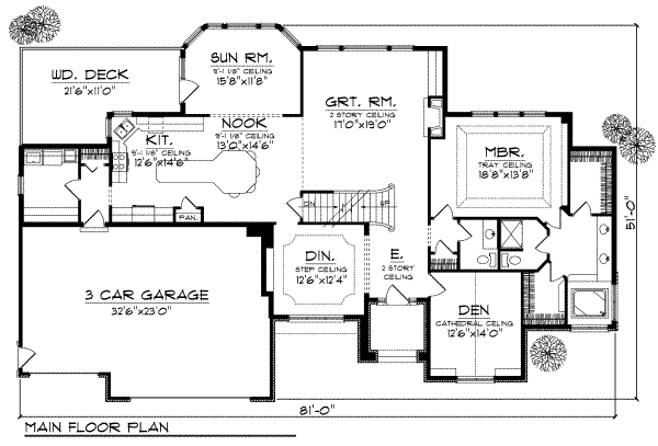 main floor house blueprint